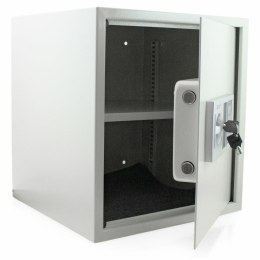 Sejf Kremowy 36x40 cm Zamek Elektroniczny i Klucz Podwójne Drzwi Bituxx