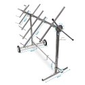 Stojak lakierniczy obrotowy samochodowy 6 ramienny regulowany 220 cm