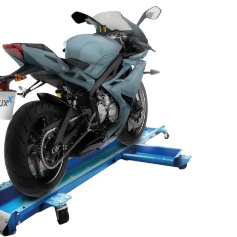 Wózek manewrowy szyna do motocykla podest 567kg solidny bezpieczny