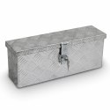 Aluminiowa skrzynia narzędziowa bituxx 15 l srebrna lekka zamykana na klucz