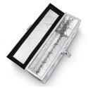 Aluminiowa skrzynia narzędziowa bituxx 15 l srebrna lekka zamykana na klucz