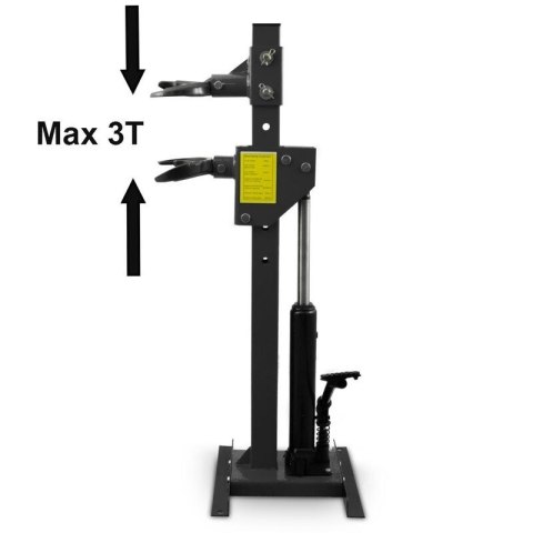 Ściągacz hydrauliczny bituxx sprężyn kompresor 3t 90-400mm grafitowy