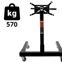 Stojak do silnika 570 kg obrotowy uchwyt 8 pozycji mobilny na kółkach