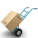 Wózek magazynowy transportowy 200kg stalowy koła pneumatyczne magazyn ogród