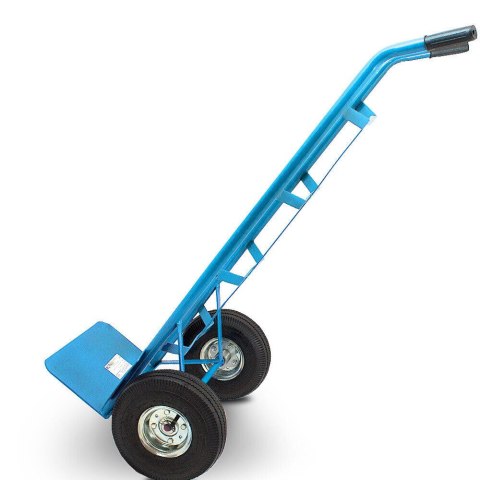 Wózek magazynowy transportowy 200kg stalowy koła pneumatyczne magazyn ogród