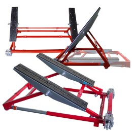 Podnośnik Warsztatowy Uchylny Mobilny 2000 kg Regulacja szerokości