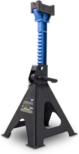 PODPORY WARSZTATOWE 6T REGULOWANE 39-60CM 13 STOPNI GUMOWE PODKŁADKI 2 SZT.