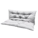 PODUSZKA NA SOFĘ ŁAWKĘ PALETĘ JASNOSIWA 150X100CM