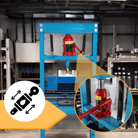 PRASA HYDRAULICZNA 20 TON WARSZTATOWA REGULOWANA 23-93CM CERTYFIKAT CE PRASA HYDRAULICZNA 20 TON WARSZTATOWA REGULOWANA 23-93CM CERTYFIKAT CE