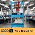 PRASA HYDRAULICZNA 6T Z WYMIENNYMI SZCZĘKAMI DO GARAŻU I WARSZTATU