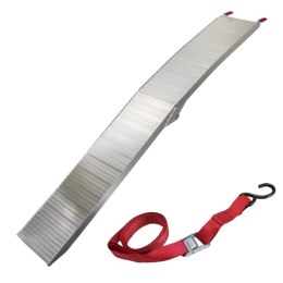 RAMPA ALUMINIOWA SKŁADANA 340KG 205CM ANTYPOŚLIZGOWA MOTOCYKL KOSIARKA