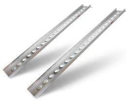 Rampy aluminiowe najazdy 400kg motocykl kosiarka quad wózek ogrodowy 193 cm