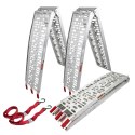 Rampy aluminiowe składane najazdy 680 kg do motocykla quada kosiarki pasy