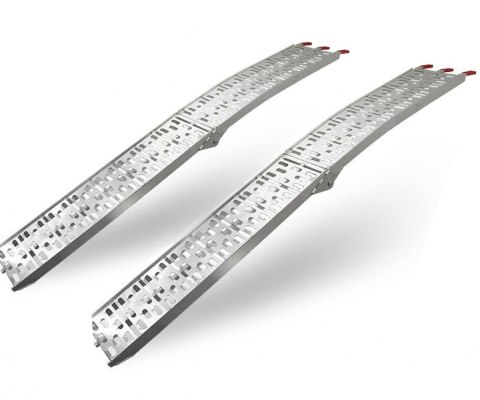Rampy aluminiowe składane najazdy 680 kg do motocykla quada kosiarki pasy