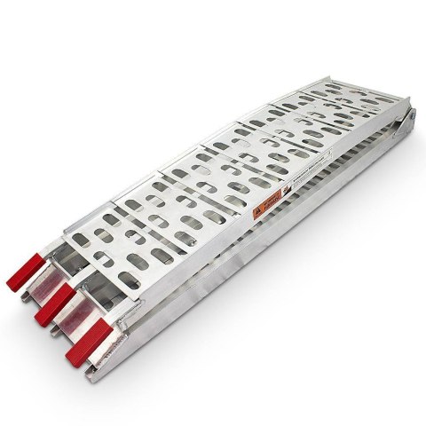 Rampy aluminiowe składane najazdy 680 kg do motocykla quada kosiarki pasy