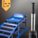 RAMPY NAJAZDOWE Z PODNOŚNIKIEM HYDRAULICZNYM 2X2000 KG STALOWE REGULOWANE