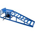 RAMPY NAJAZDOWE Z PODNOŚNIKIEM HYDRAULICZNYM 2X2000 KG STALOWE REGULOWANE