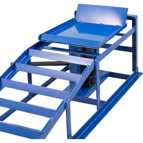 RAMPY NAJAZDOWE Z PODNOŚNIKIEM HYDRAULICZNYM 2X2000 KG STALOWE REGULOWANE RAMPY NAJAZDOWE Z PODNOŚNIKIEM HYDRAULICZNYM 2X2000 KG STALOWE REGULOWANE