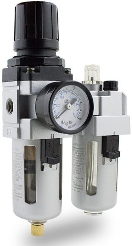 Reduktor ciśnienia z filtrem sprężonego powietrza 1/4