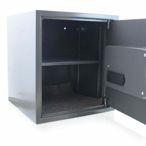 Sejf Domowy Elektroniczny Grafitowy 13 kg Zamek Szyfrowy Klucz Awaryjny