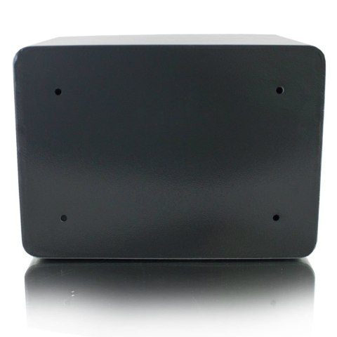 Sejf elektroniczny mini szary bituxx z kluczem do szafy ścienny kompaktowy