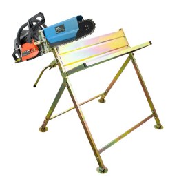STOJAK DO CIĘCIA DREWNA KOZIOŁEK DO DREWNA Z UCHWYTEM NA PIŁĘ 45CM 120KG