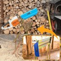 STOJAK DO CIĘCIA DREWNA KOZIOŁEK DO DREWNA Z UCHWYTEM NA PIŁĘ 45CM 120KG