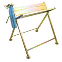 STOJAK DO CIĘCIA DREWNA KOZIOŁEK DO DREWNA Z UCHWYTEM NA PIŁĘ 45CM 120KG