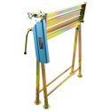 STOJAK DO CIĘCIA DREWNA KOZIOŁEK DO DREWNA Z UCHWYTEM NA PIŁĘ 45CM 120KG