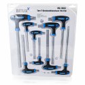 ŚRUBOKRĘTY TORX 9 SZT. T10-T50 ERGONOMICZNE UCHWYTY STAL CHROMOWO-WANADOWA