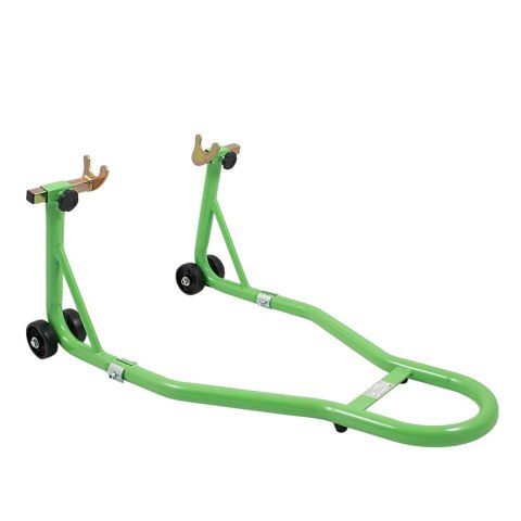 STOJAK MOTOCYKLOWY TYLNEGO KOŁA UNIWERSALNY STALOWY 250KG CERTYFIKOWANY