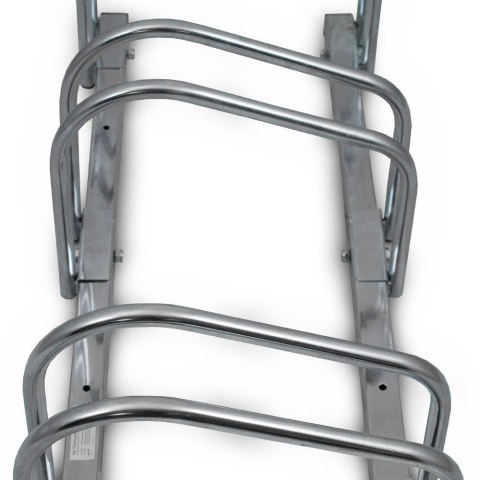 Stojak na 4 rowery montaż ścienny podłogowy odporny na korozję ip44