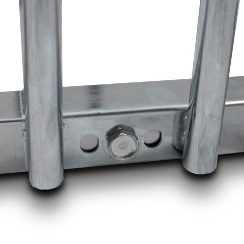 Stojak na 6 rowerów montaż ścienny podłogowy metal malowany proszkowo ip44