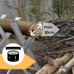 Stojak na Drewno do Cięcia Ocynkowany Wytrzymały 150kg Kompaktowy Bituxx