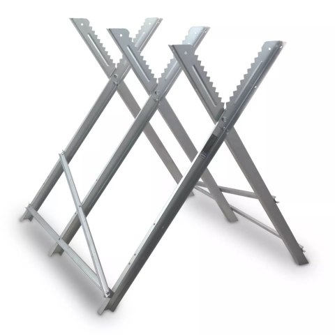 Stojak na Drewno do Cięcia Ocynkowany Wytrzymały 150kg Kompaktowy Bituxx