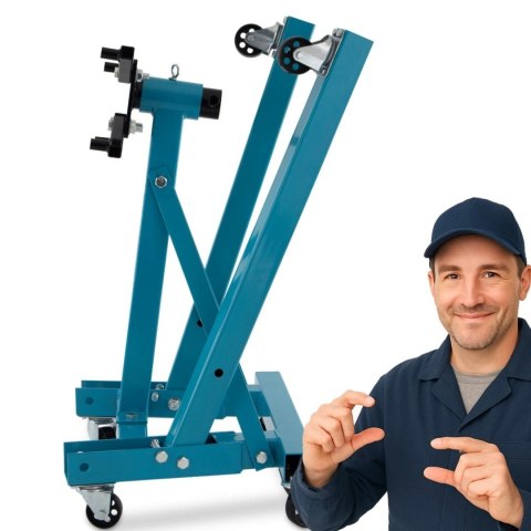 Stojak na silnik składany Podpora do montażu silnika Regulowana 900 kg