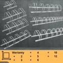 STOJAK ROWEROWY NA 5 ROWERÓW UNIWERSALNY OPONY 35-60MM ŚCIENNY PODŁOGOWY