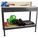 STÓŁ ROBOCZY WARSZTATOWY 115X55 CM Z SZUFLADĄ HAKAMI UDŹWIG 100 KG