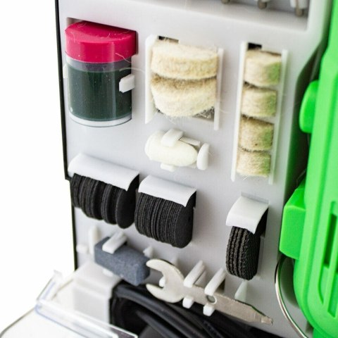 Szlifierka Wielofunkcyjna 135W Zestaw 233 Akcesoriów Szlifowanie Wiercenie