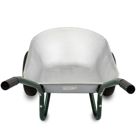 Taczka 100l stal ocynkowana koło pneumatyczne 40cm udźwig 150kg lekka 12kg