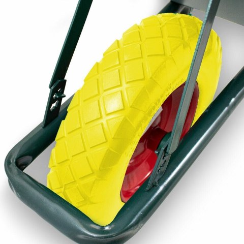 Taczka budowlana 100l 250kg stal ocynkowana koło pu pełne wytrzymała