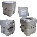 Toaleta turystyczna przenośna 20l ze spłuczką do kampera działki namiotu