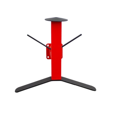 UCHWYT ŚCIENNY DO KASKU MOTOCYKLOWEGO KLUCZY KOMBINEZONU CZERWONY