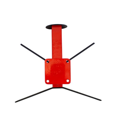 UCHWYT ŚCIENNY DO KASKU MOTOCYKLOWEGO KLUCZY KOMBINEZONU CZERWONY