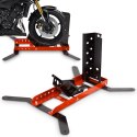 UCHWYT TRANSPORTOWY DO MOTOCYKLA STOJAK KOŁA 15-22 CALE PODNOŚNIK 450 KG
