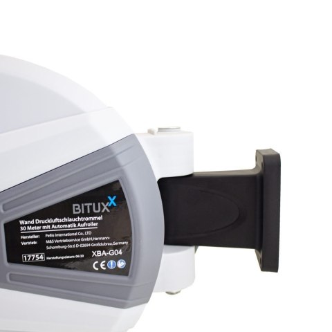 Wąż pneumatyczny automatyczny zwijany 30m bęben zwijak do kompresora 1/4"