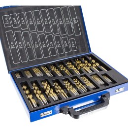 WIERTŁA KOBALTOWE 1-10MM 230EL TYTANOWA POWŁOKA SKRZYNKA METALOWA