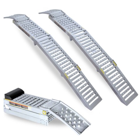 Składane Rampy Najazdowe Stalowe 200 cm 250 kg/szt (1100 kg) komplet ramp Składane Rampy Najazdowe Stalowe 200 cm 250 kg/szt (1100 kg) komplet ramp