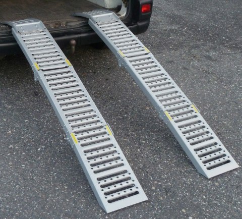 Składane Rampy Najazdowe Stalowe 200 cm 250 kg/szt (1100 kg) komplet ramp Składane Rampy Najazdowe Stalowe 200 cm 250 kg/szt (1100 kg) komplet ramp