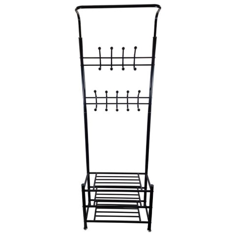 WIESZAK STOJĄCY NA UBRANIA OBUWIE CZARNY